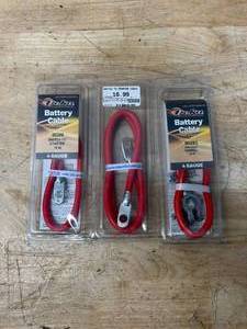 lot 274 image: DEKA Battery Cable lot of 3