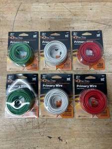 lot 276 image: DEKA Primary Wire 14GA 20FT lot of 6