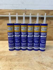 lot 279 image: LIQUID NAILS Heavy Duty lot of 6