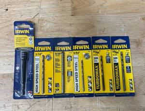 lot 282 image: IRWIN Drill Bit lot of 6