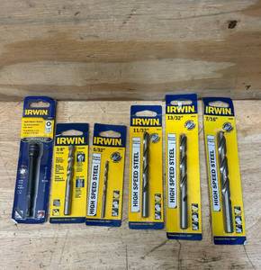 lot 285 image: IRWIN drill bit lot of 6