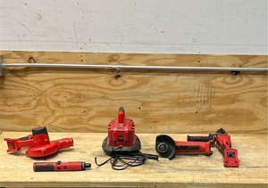 lot 31 image: Milwaukee tool lot untested (damaged)