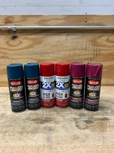 lot 36 image: Spray paint lot of 6