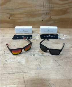 lot 41 image: Blenders Eyewear Float2o Tide Spark, Fire Wave Polarized Sunset rainbow, Polarized Smoke lot 2
