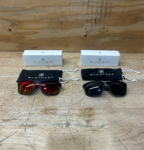 lot 42 image: Blenders Eyewear Float2o Tide Spark, Fire Wave Polarized Sunset rainbow, Polarized Smoke lot 2