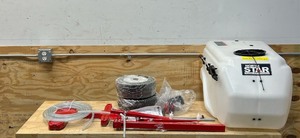 lot 50 image: NorthStar Tow-Behind Trailer Boom Broadcast and Spot Sprayer, 31 Gallons