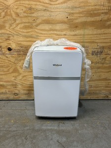 lot 70 image: Whirlpool 5500 BTU DOE 115-Volt Vented Small Room Portable Air Conditioner Remote Included