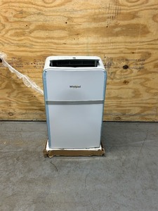lot 71 image: Whirlpool 5500 BTU DOE 115-Volt Vented Small Room Portable Air Conditioner Remote Included