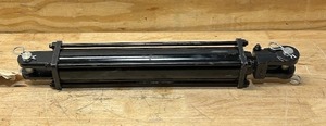 lot 85 image: Maxim TC Double Acting Hydraulic Tie Rod Cylinder - 3 Bore Hydraulic Cylinder - Tie-Rod Cylinder for Double Acting Applications - 3  Bore, 16  Stroke, 2500 PSI, 26.25 Retracted - 12 NPT Ports