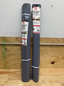 lot 92 image: Oatey - Lot of 2 - 5  x 6  Pre-Cut Shower Pan Liner