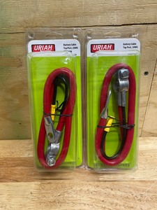 lot 94 image: Uriah - Lot of 2 - Battery Cable Top Post, 2AWG 25  Long