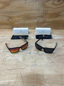 lot 102 image: Blenders Eyewear Float2o - Lot of 2 - Tide Spark, Fire Wave (Polarized Sunset rainbow, Polarized Smoke)