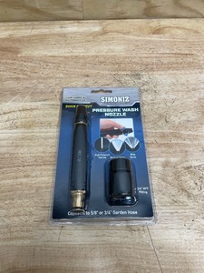 lot 130 image: Simoniz Pressure Washer Nozzle Attachment, Quick Connector, 34in NPT Fitting