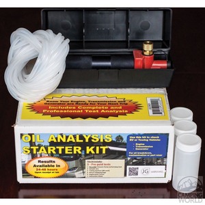 lot 141 image: JG Lubricants Oil Analysis Kit
