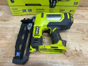lot 153 image: RYOBI ONE 18V AirStrike 16-Gauge Cordless Finish Nailer (Tool Only)