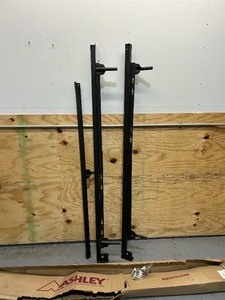 lot 156 image: Ashley Furniture bed frame Queen size five leg with Glides