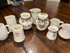 lot 162 image: Vintage Ceramic & Porcelain Creamer and Jug Collection - 9 Pieces