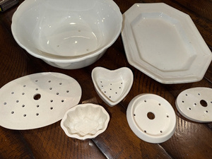 lot 213 image: Assorted English Ironstone Bowls, Platter & Inserts Set