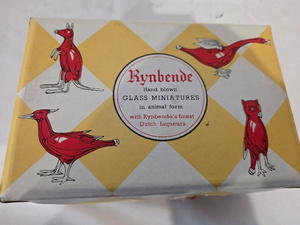 lot 60A image: Rynbende Hand Blown Glass Miniature Animal with Dutch Liqueur