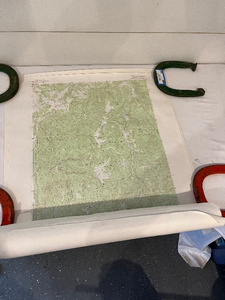 lot 102 image: Vintage Topographic Map Detailed Cartography