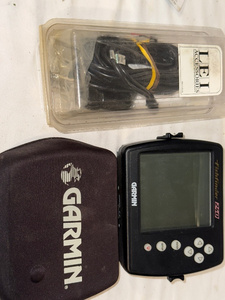 lot 160 image: Garmin Fishfinder 240 with Protective Cover and LEI Accessories
