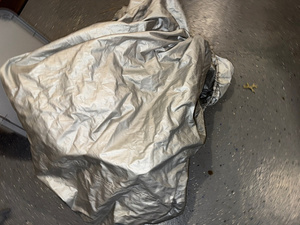 lot 169 image: Heavy-Duty Silver Protective Cover for VehicleEquipment