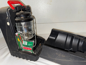 lot 170 image: Compact Portable Lantern with Protective Case and Accessories