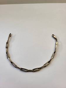 lot 52R image: Sterling Silver Bracelet 7.5 Inch 7.25 Grams