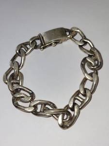 lot 53R image: Sterling Silver 925 Bracelet 9 Inch 56.3 Grams