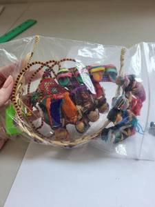 lot 70R image: Collection of Handcrafted Indigenous Dolls and Beaded Jewelry