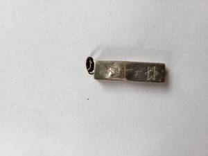 lot 132R image: Sterling Silver Jewish Pendant 0.7 Grams