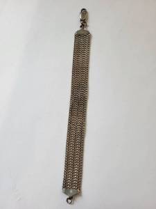 lot 168R image: Milor Sterling Silver 8 Inch Bracelet 21.62 Grams Italy