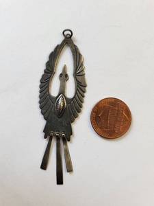 lot 170R image: Sterling Silver Native American Style Mashe Pendant 44g