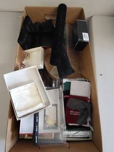 lot 196R image: Collection of Jewelry Display Stands, Boxes, Pouches and Decorative Cases