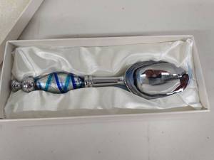 lot 10E image: Murano Art Deco Collection Decorative Ice Cream Scoop Spoon in Box