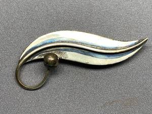 lot 12B image: Vintage Sterling Silver 925 Taxco Brooch Elegant Design