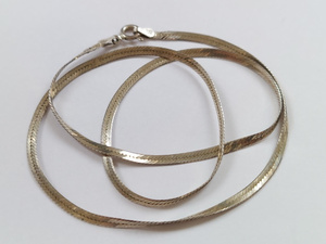 lot 30R image: Italian 925 Sterling Silver Necklace 18 4g