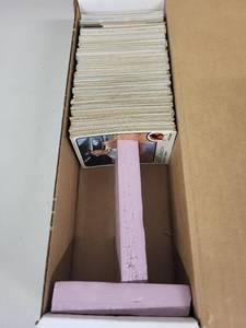 lot 4K image: Large Collection of 1970s Topps Baseball Cards in Storage Box