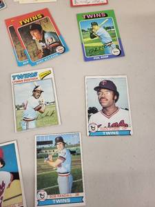 Minnesota Twins Baseball Card Collection 1970s-1980s