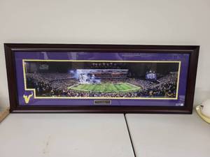 lot 5S image: Framed Minnesota Vikings TCF Bank Stadium Panoramic Photo 44x17