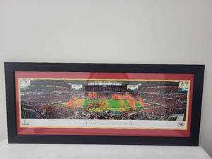 lot 8SN image: Framed Super Bowl LIV Champions Kansas City Chiefs Panorama Print