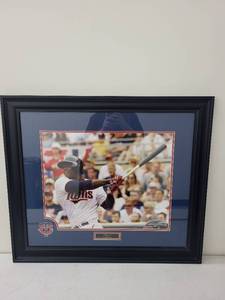 lot 15SN image: Framed Miguel Sano Minnesota Twins Photo 31x27