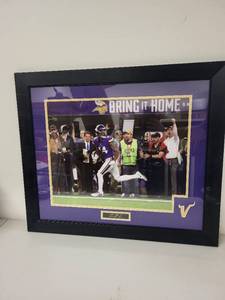 lot 28S image: Framed Stefon Diggs Minneapolis Miracle Photo Plaque