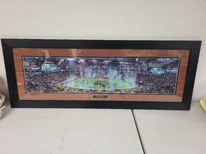 lot 38S image: Framed Super Bowl LII Panorama Photo Eagles Champions 42x16 in