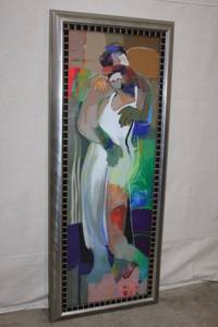 Hessam “Loves Curtain” Limited Edition Framed Abstract Wall Art 18/100