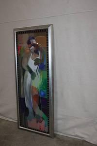 Hessam “Loves Curtain” Limited Edition Framed Abstract Wall Art 18/100