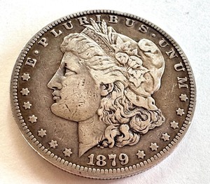 lot 1B image: 1879-S Morgan Silver Dollar Coin