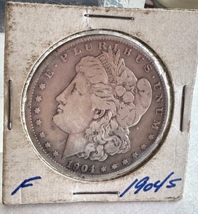 lot 2B image: 1904-S Morgan Silver Dollar