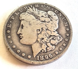 lot 10R image: 1896-O Morgan Silver Dollar Coin