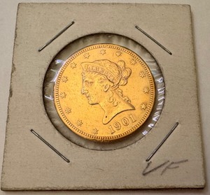 lot 12R image: 1901-S Liberty Head $10 Gold Eagle Coin